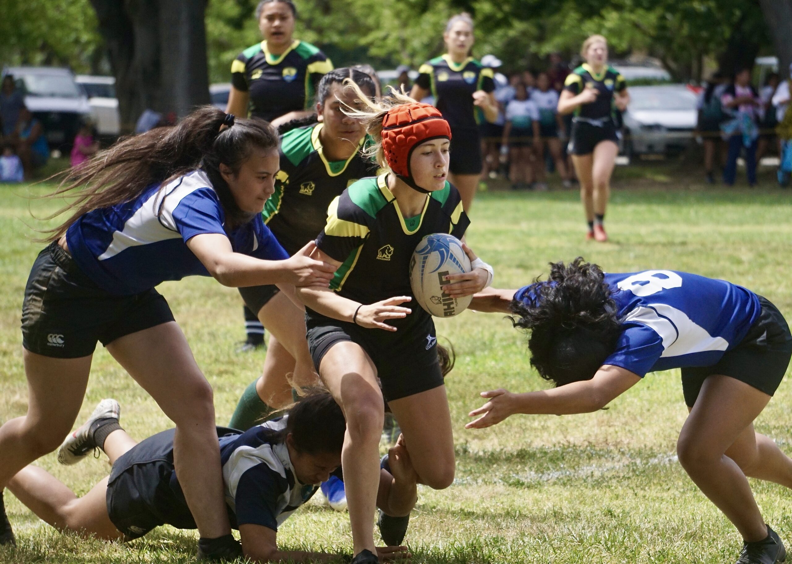 Pleasanton rugby tackled by Sacramento Amazons rugby