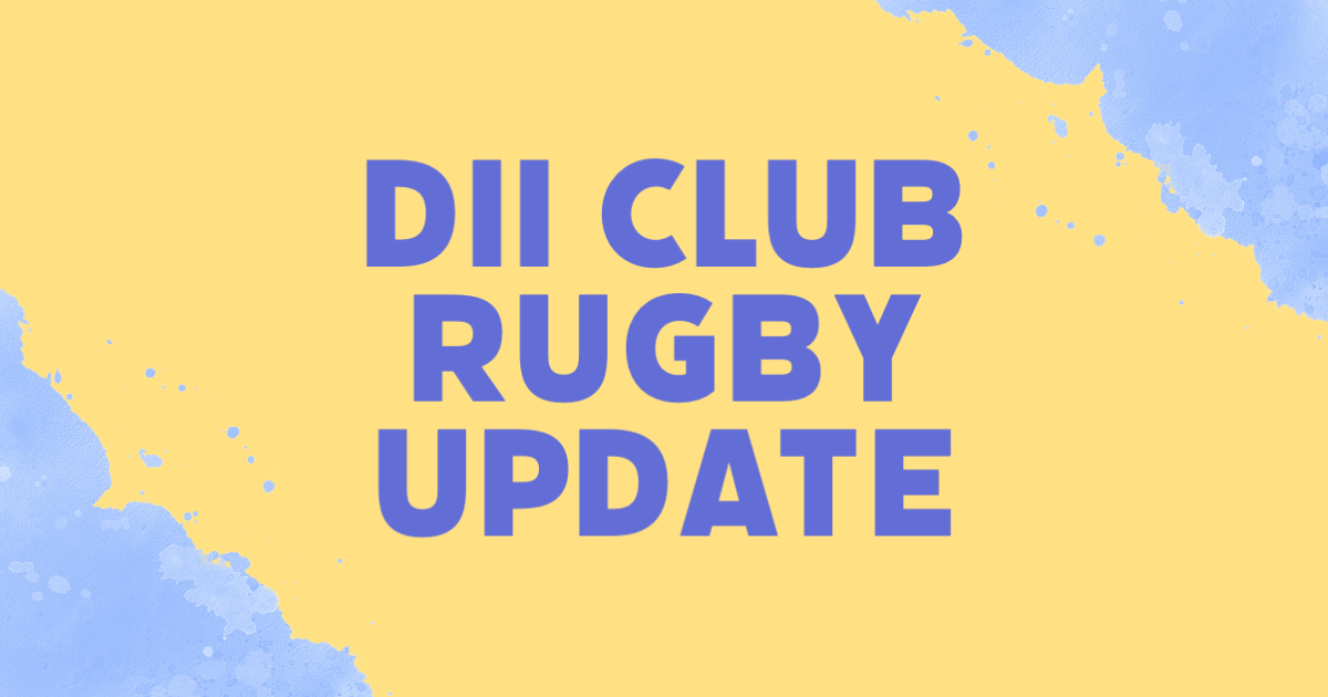 DII Club Rugby Update